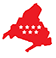 Mapa antenistas en Hoyo de Manzanares